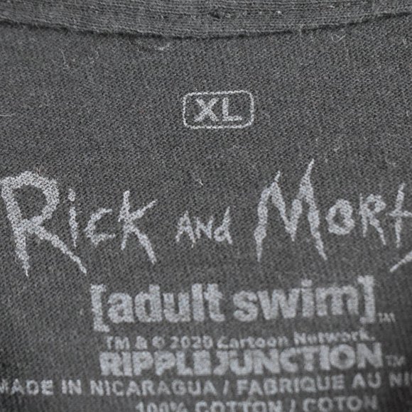 Rick and Morty Shirt XL Adult Unisex Adult Swim Teddy Rick Graphic Print Tee - Picture 3 of 7